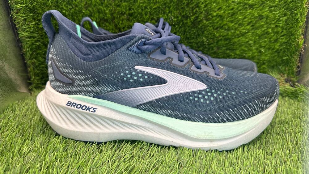 Brooks Glycerin 23 1204651B453 Athletic Sneaker Womens 9B Blue Knit Gym Training